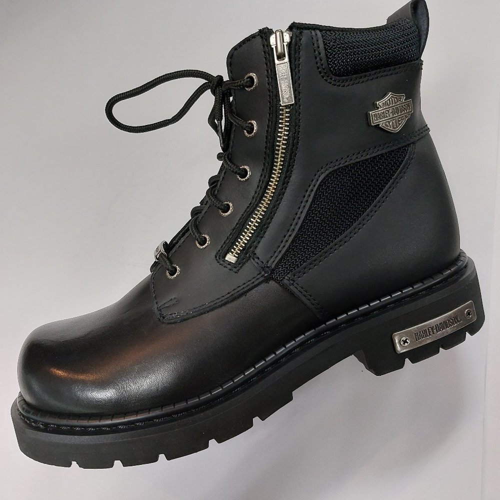 NWT Harley-Davidson Black "Soldier" Boots - D91541